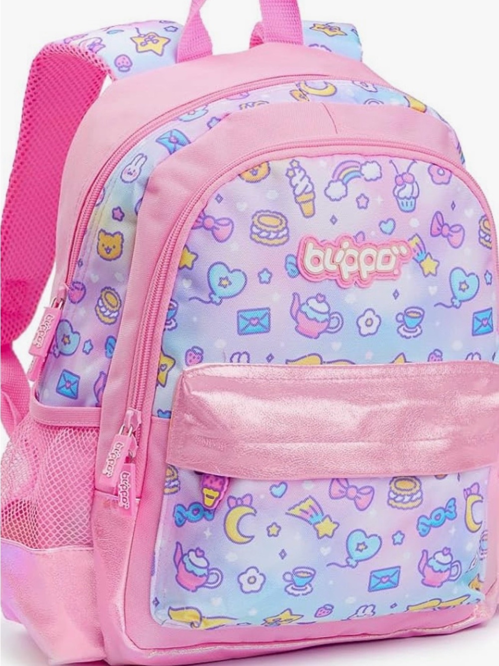 Kids Pink Pastel Pattern Backpack